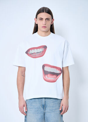 Metalwood Studio Oversized Smile T-Shirt White met0158002