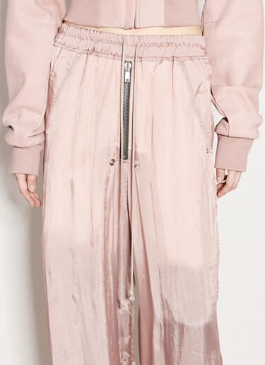 Rick Owens Satin Track Pants Pink ric0255001