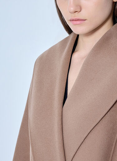 LN-CC® - Max Mara: Belted Wrap Coat - Beige Max Mara Belted Wrap Coat Beige max0265226