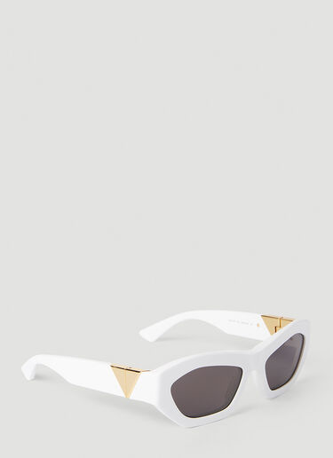 Bottega Veneta BV1221S Hexagonal Sunglasses White bov0251134