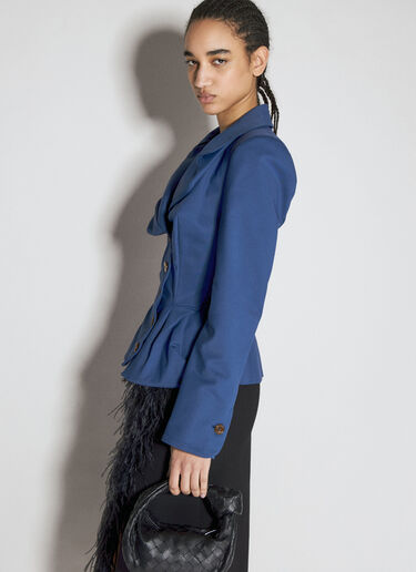 Vivienne Westwood 드렁큰 테일러드 블레이저 블루 vvw0255044