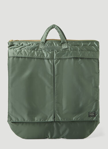 Porter-Yoshida & Co Tanker 2Way Helmet Tote Bag Green por0346007