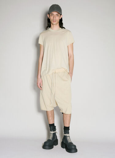 Rick Owens DRKSHDW Small Level T-Shirt Cream drk0156015