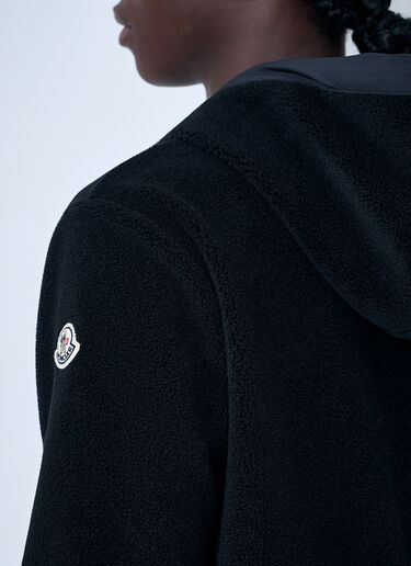 Moncler Teddy Zip-Up Cardigan Black mon0163042