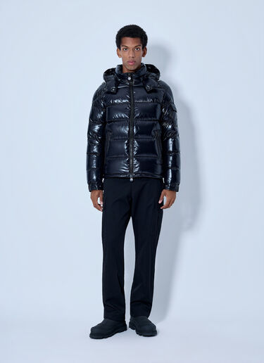 LN-CC® - Moncler: 可拆卸连帽羽绒服 - 黑 Moncler 可拆卸连帽羽绒服 黑 mon0142011