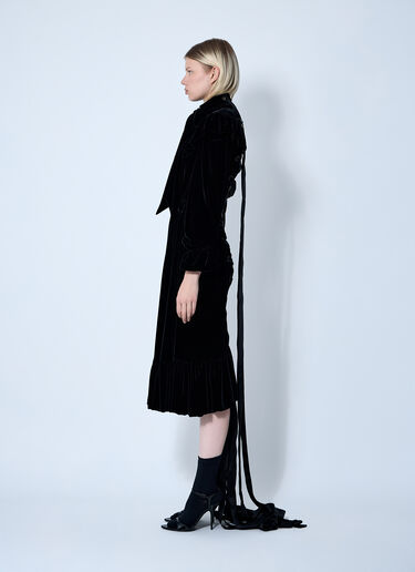 Balenciaga Lace-Up Dress Black bal0260014
