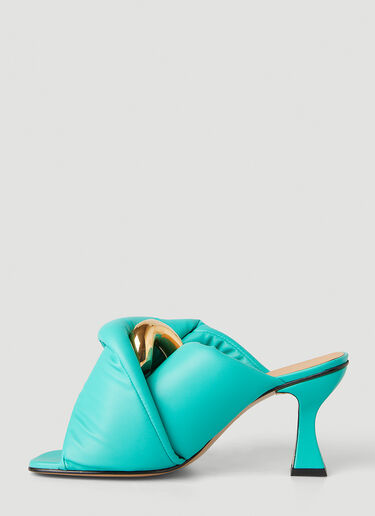 JW Anderson 트위스트 체인 힐 샌들 블루 jwa0247033