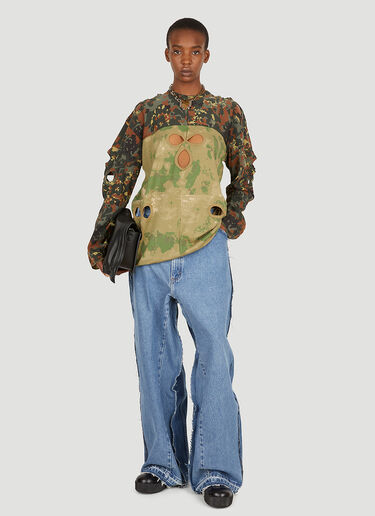 Balaclava Camouflage Long Sleeve T-Shirt PROTOTYPES Balaclava Camouflage Long Sleeve T-Shirt Green typ0350007