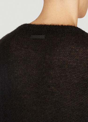 Dolce & Gabbana Wool-Blend Knit Sweater Black dol0154007