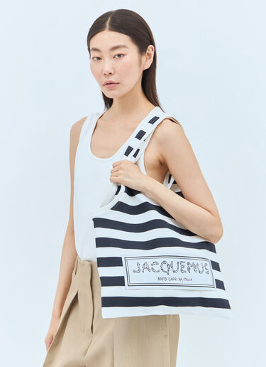 Le Tote Marcel Bag Jacquemus Le Tote Marcel Bag Navy jac0258047
