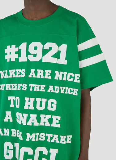 Gucci To Hug A Snake T-Shirt Green guc0145062