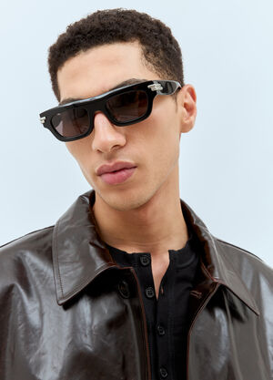 Prada Mitre Square Sunglasses Black lpr0157007