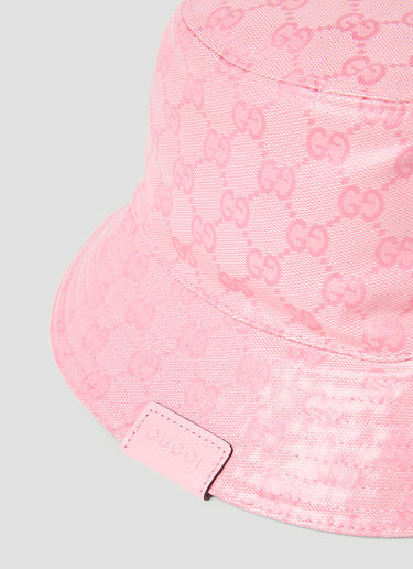 Gucci GG Jacquard Bucket Hat Pink guc0154055