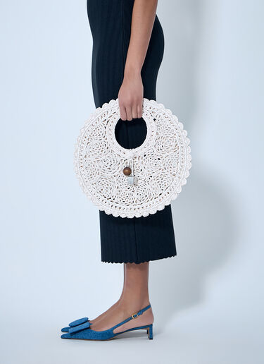 Jacquemus Le Petite Rond Spiaggia 手袋 白色 jac0264060