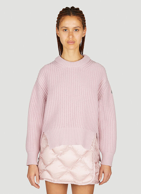 Moncler Karakorum Wool Knit Sweater Burgundy mnk0254002