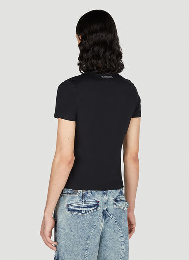 VETEMENTS 标语 T 恤 黑色 vet0151007