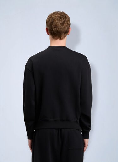 Palm Angels Neck Logo Sweatshirt Black pma0164033