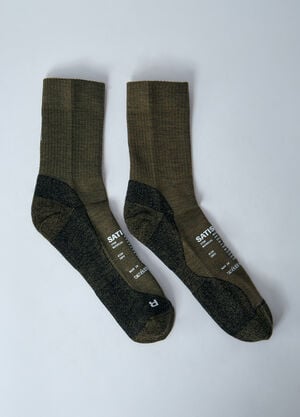 Satisfy Merino Nylon Tube Socks Green sat0160011