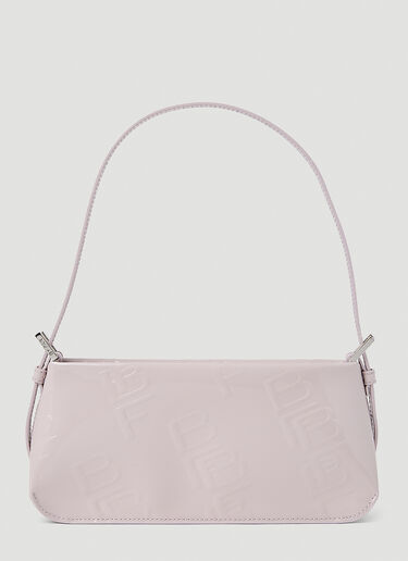 BY FAR Dulce Dawn Embossed Shoulder Bag Lilac byf0251008