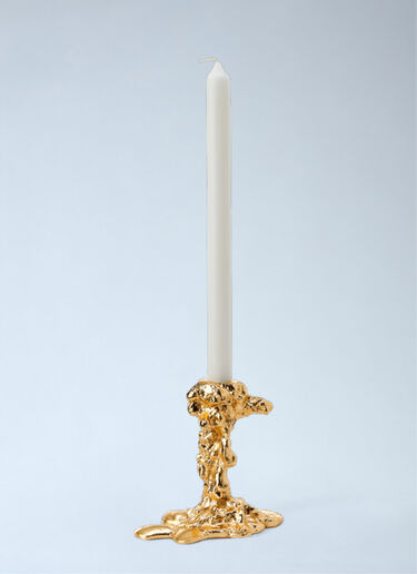 Sculptural Metal Candle Holder POLSPOTTEN Sculptural Metal Candle Holder Gold wps0692213