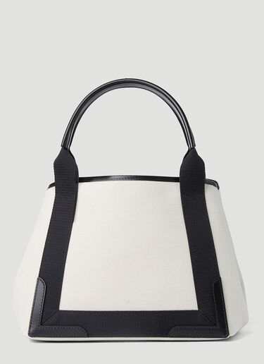 Balenciaga XS Logo Print Handbag White bal0251133