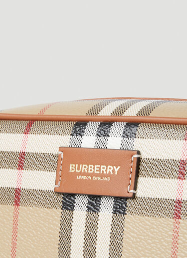 Burberry Check Cosmetic Pouch Beige bur0252041