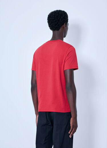LN-CC® - Moncler: Short Sleeve T-Shirt - Red Moncler Short Sleeve T-Shirt Red mon0166013