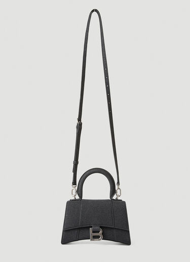 Balenciaga Hourglass Top Handle Small Bag Black bal0250046