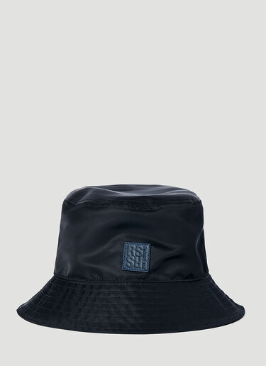 Raf Simons Logo Patch Bucket Hat Black raf0151019