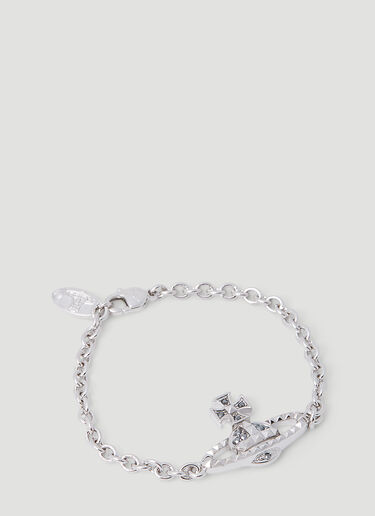 Vivienne Westwood Mayfair 浅浮雕手链 银色 vvw0154021