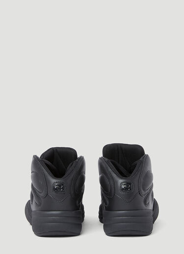 Aw Hoop Leather Sneakers Alexander Wang Aw Hoop Leather Sneakers Black awg0253034