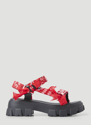 Arizona Love Trekky Sporty Platform Sandals Red arz0247012