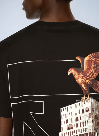 Off-White Building Arrow Slim Logo T-Shirt Black ofw0162018