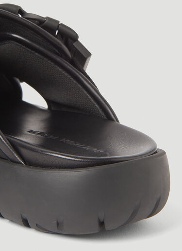 Bottega Veneta Buckle Fastening Sandals Black bov0253068