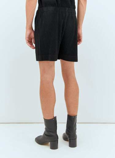 Homme Plissé Issey Miyake July 褶裥短裤 黑色 hmp0158001