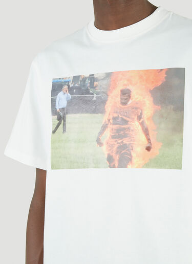 424 Man On Fire T-Shirt White ftf0144010