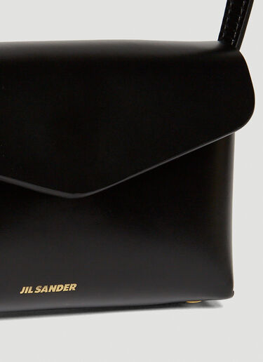 Jil Sander Rivet Shoulder Bag Black jil0247024