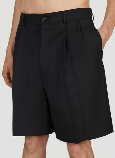 Acne Studios 테일러드 플리츠 쇼츠 블랙 acn0152015