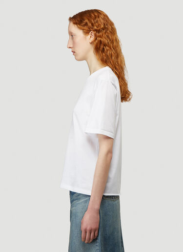Saint Laurent Logo T-Shirt White sla0231014