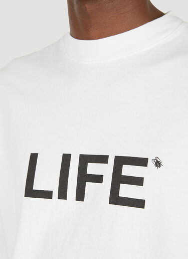 Death Cigarettes Life Long Sleeve T-Shirt White dec0146014