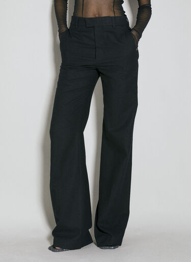 Ann Demeulemeester Maaike Flared Leg Pants Black ann0254003