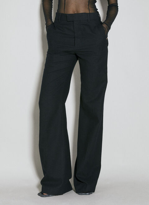 Ann Demeulemeester Maaike フレアレッグパンツ Purple ann0254015