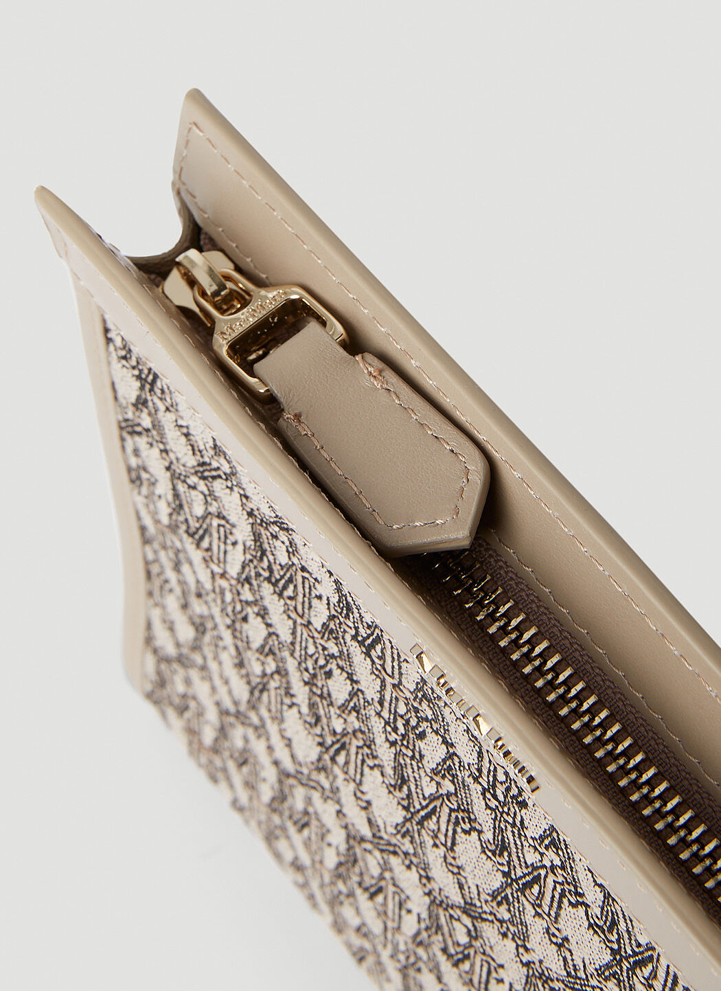 Max Mara Women's' Jacquard Logo Shoulder Bag in Beige | LN-CC® Max Mara Women's' Jacquard Logo Shoulder Bag in Beige | LN-CC®
