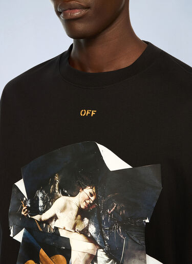 Cupid Paper Skate Logo T-Shirt Off-White Cupid Paper Skate Logo T-Shirt Black ofw0162057