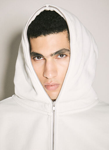 Entire Studios Eternal Zip Hooded Sweatshirt White ent0157030