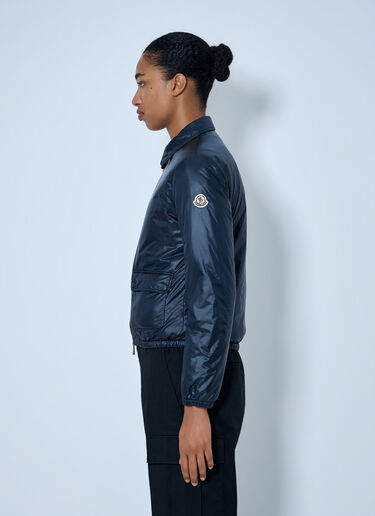LN-CC® - Moncler: Lanset Packable Short Down Shirt Jacket - Blue Moncler Lanset Packable Short Down Shirt Jacket Blue mon0265062