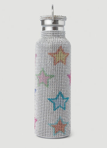 Collina Strada Rhinestone Star Water Bottle Silver cst0249001
