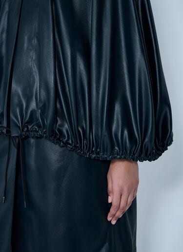 TOTEME Oversized Cape Jacket Black tot0264018