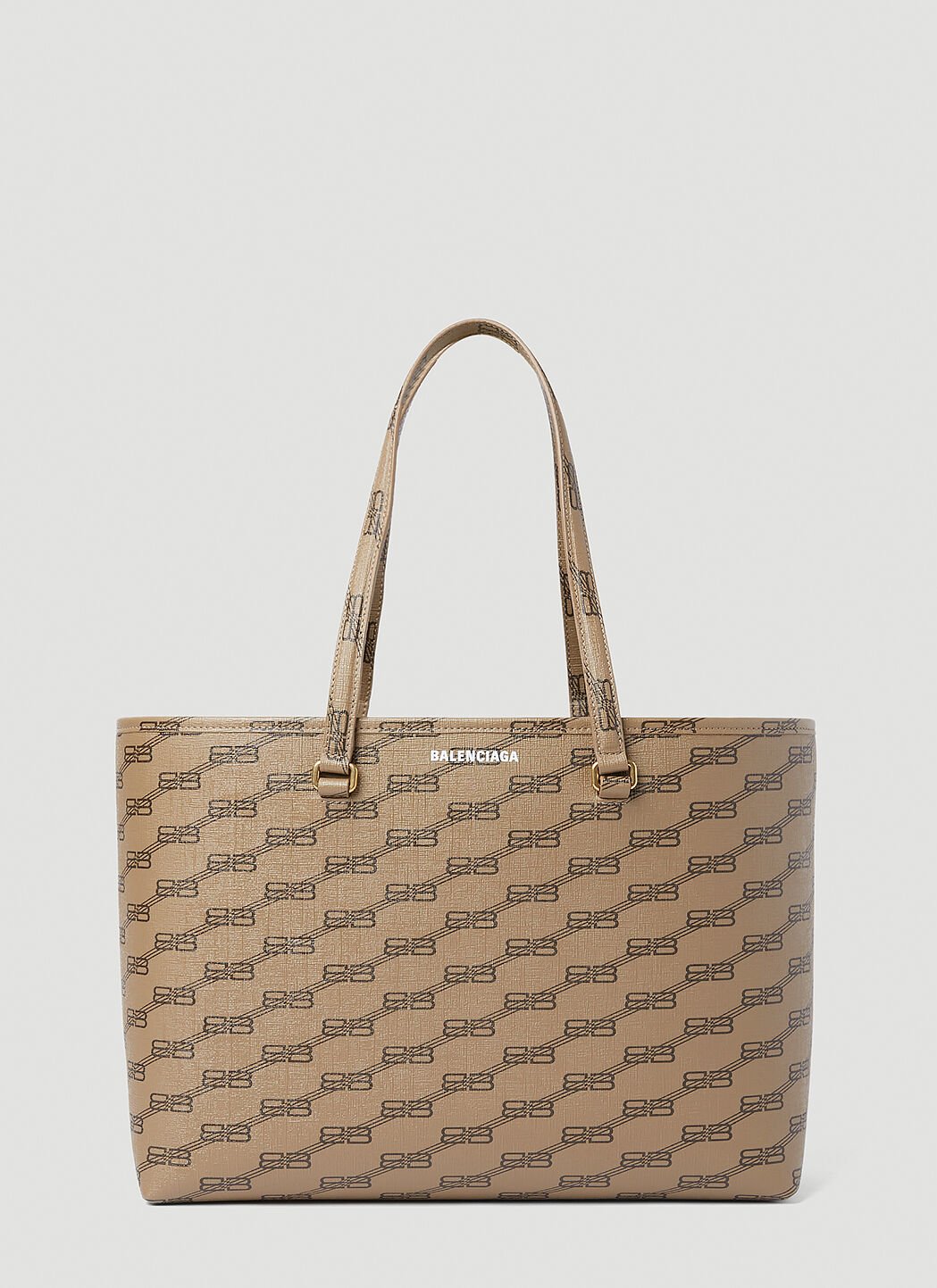 Versace BB Signature Shopper Tote Bag ブラック ver0153045