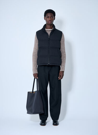 The Row Gettler Reversible Down Vest Black row0152009